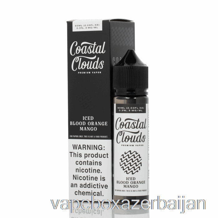 E-Juice Vape ICED Blood Orange Mango - Coastal Clouds Co. - 60mL 0mg